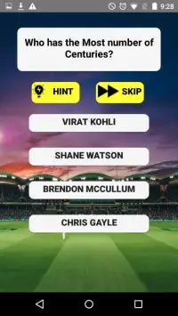 2020 CRICKET QUIZ GAME-TEST YOUR CRICKET KNOWLEDGE Screen Shot 0