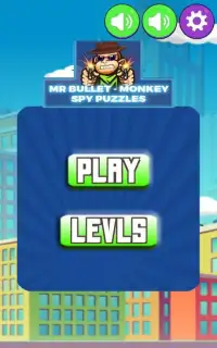 Mr bullet : Monkey spy puzzles Screen Shot 1
