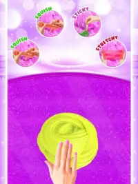 Make Rainbow Unicorn DIY Fluffy Slime Jelly Toys Screen Shot 1