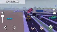Blocky Farm Racing & Simulator - free driving game Screen Shot 0