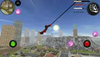 Stickman Spider Rope Hero - Gangster Crime City Screen Shot 1