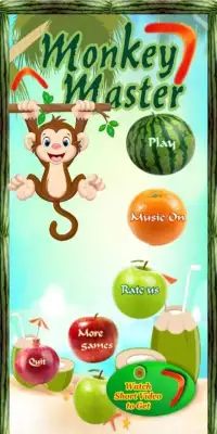Monkey Master Jungle Run Adventures Collect Fruits Screen Shot 5