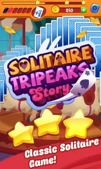 Solitaire Tripeaks Story - 2020 free card game Screen Shot 0