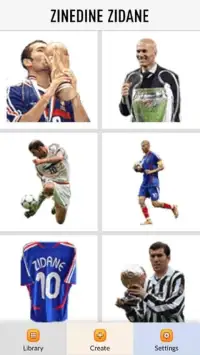 Zinedine Zidane Color by Number - Pixel Art Game Screen Shot 0