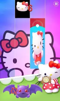 Pink Hello Kitty Piano Tiles & hello kitty games Screen Shot 2