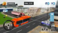 Coach Bus Simulator parking 3D Screen Shot 6