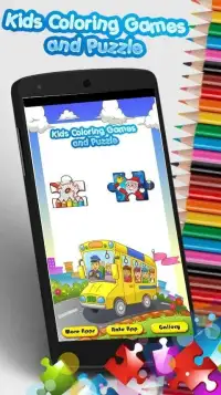 Kids Coloring Games & Puzzle Screen Shot 7