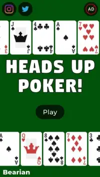 Heads Up Poker Screen Shot 2