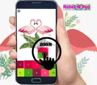 Flamingo Bird Color By Number-Animal Pixel Art Screen Shot 0