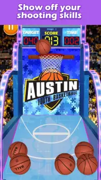 Dunk Shotter King - Basketball Hoop Shoot Game Screen Shot 2