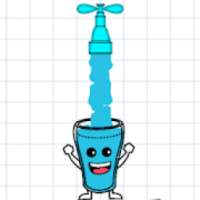 Fill the glass: Draw lovely to get smile puzzle
