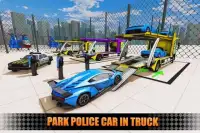 US Police City Car Transport Truck 3D Screen Shot 4