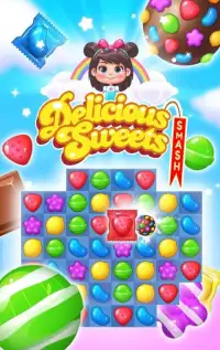 Delicious Sweets Smash : Match 3 Candy Puzzle 2020 Screen Shot 4