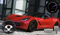City Driving Chevrolet Corvette Parking Screen Shot 1