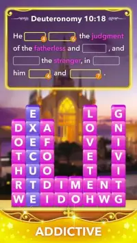 Bible Word Heaps - Connect the Stack Word Game Screen Shot 3