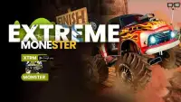 Extreme Monster Truck Racing: Offroad Fun Games Screen Shot 6