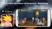 Warrior shadow of legend - fighting game offline Screen Shot 2