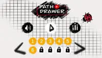 Path Drawer for Ladybug - Adventure Puzzle Game Screen Shot 1