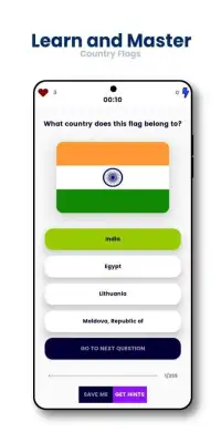 Flags of the World Quiz - Master All Country Flags Screen Shot 3