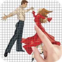 Dancing Color by Number - Pixel Art Game