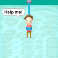 Rescue The Boy Cut Rope Puzzle
