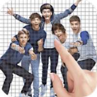 One Direction Color by Number - Pixel Art Game