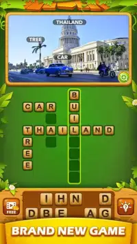 Word Cross Pics - Free Offline Word Games Puzzle Screen Shot 3