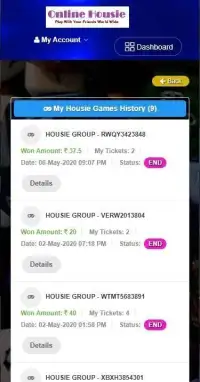 Online Housie - Indian Bingo Screen Shot 0