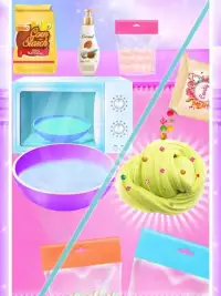 Make Rainbow Unicorn DIY Fluffy Slime Jelly Toys Screen Shot 4