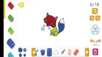 Drawing coloring children's game Screen Shot 2