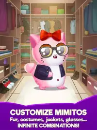 My Cat Mimitos 2 – Virtual pet with Minigames Screen Shot 2