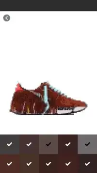 Cool Sneaker Shoes Coloring Book - Color By Number Screen Shot 4