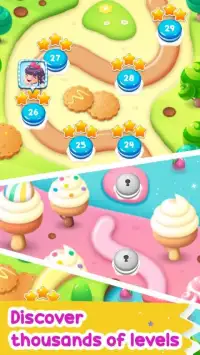 Candy Sweet Mania - Match 3 Puzzle Screen Shot 2