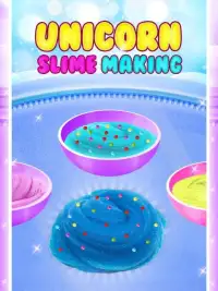 Make Rainbow Unicorn DIY Fluffy Slime Jelly Toys Screen Shot 0