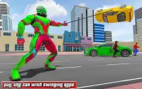 Boss Robot Rope Hero Crime City – Speed Robot Game Screen Shot 0