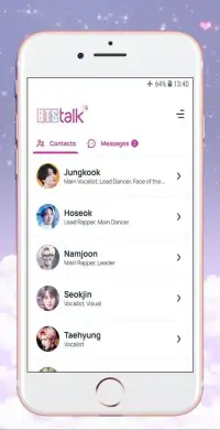 BTS Chat! Messenger (simulator) Screen Shot 4