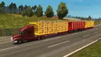 Truck Freight Transport Big Driving Simulator Screen Shot 0