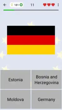 European Countries - Maps, Flags and Capitals Quiz Screen Shot 1
