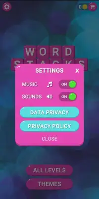 Word Stacks - Search & Connect Block Puzzle Games Screen Shot 0