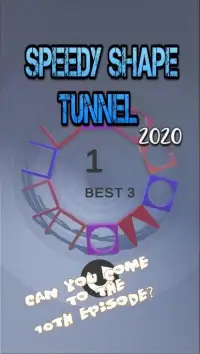 Speedy Shape Tunnel Screen Shot 0