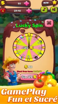 Candy Farm : jewels Match 3 Puzzle Game Screen Shot 0