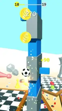 Pokey Jump - Free Rolling Ball Game Screen Shot 1