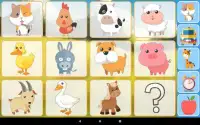 Farm animals for toddler Babies card Animal sounds Screen Shot 15