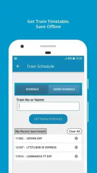 Indian Rail Train Info Screen Shot 3