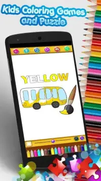 Kids Coloring Games & Puzzle Screen Shot 6