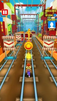 Super Boy Runner On The Subway Screen Shot 0