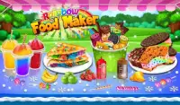 Ice Cream Rolls Maker- Rainbow Sandwich Food Stall Screen Shot 5