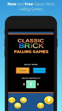 Classic Brick Falling - Offline Game Screen Shot 3