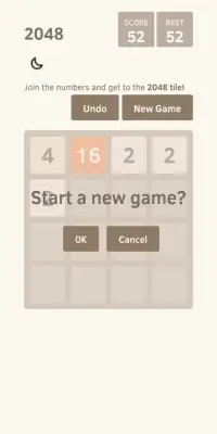 2048 - Puzzle Mind Game Screen Shot 0