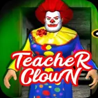 Scary clown Teacher Horror Neighbor Screen Shot 0